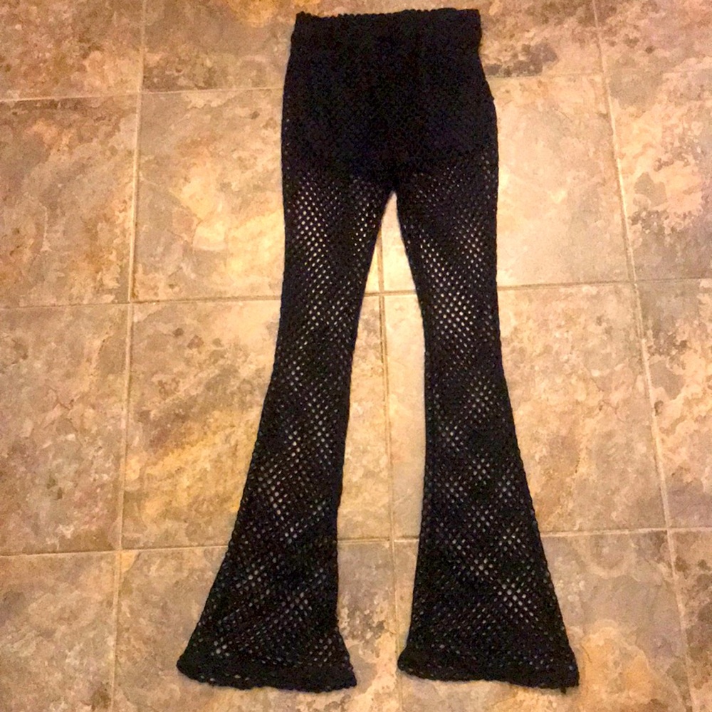 Make offer - Fishnet Bellbottoms